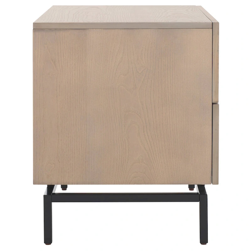 Grey/Black Storage Cabinet - 28W x 18D x 22H