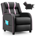 Kids Recliner Chair Ergonomic Leather Sofa Armchair with Footrest