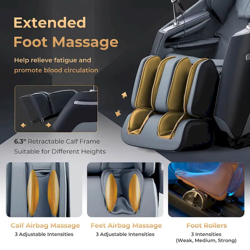 Zero Gravity Full Body Massage Chair with Waist Heating