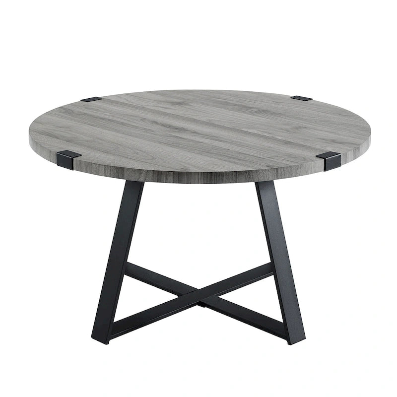 Round Metal Wrap Coffee Table