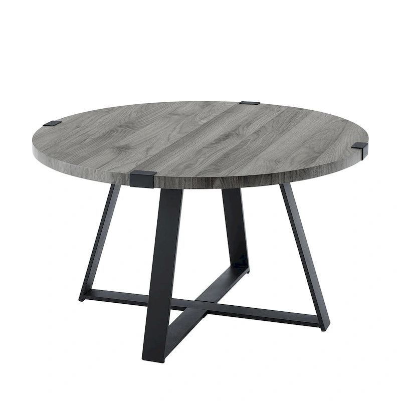 Round Metal Wrap Coffee Table