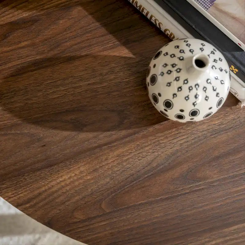 Round Metal Wrap Coffee Table
