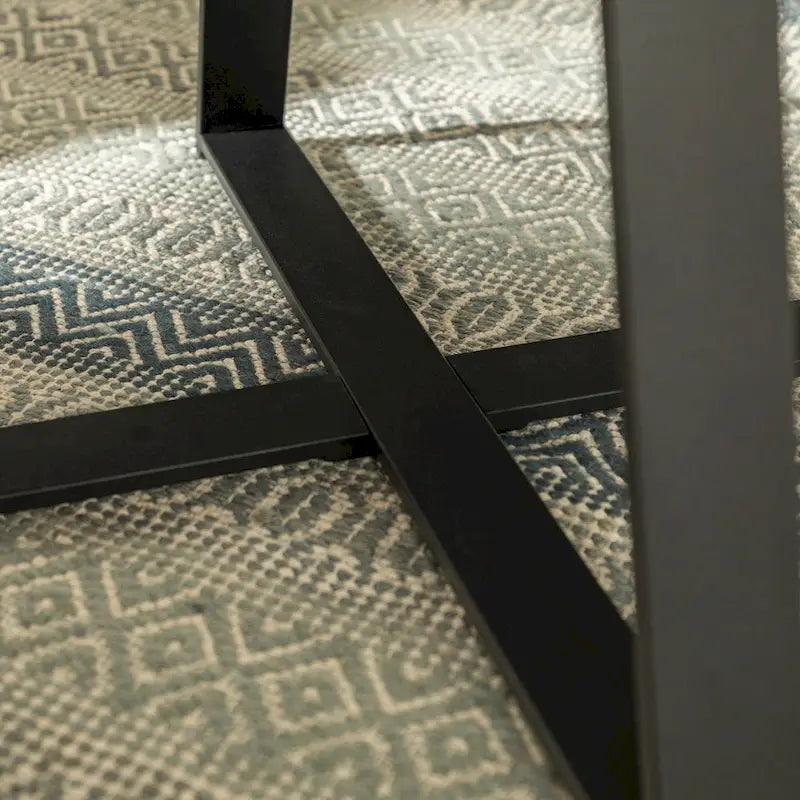 Round Metal Wrap Coffee Table