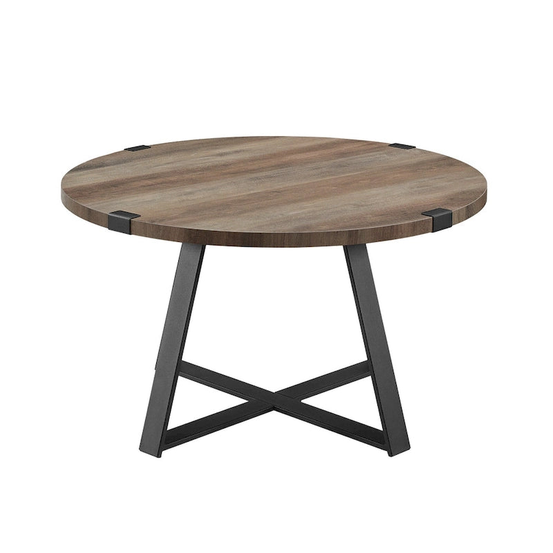 Round Metal Wrap Coffee Table