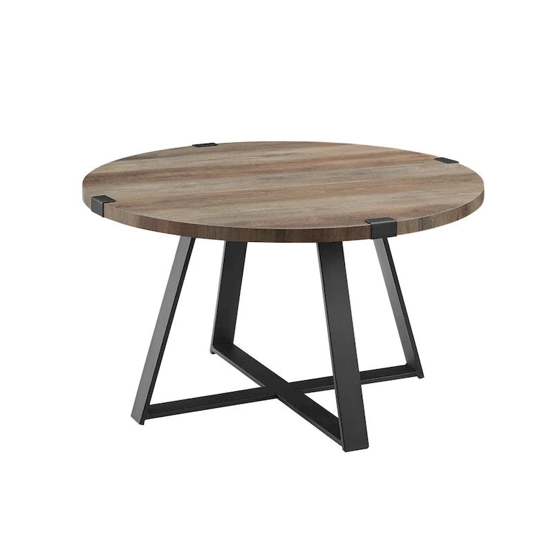 Round Metal Wrap Coffee Table