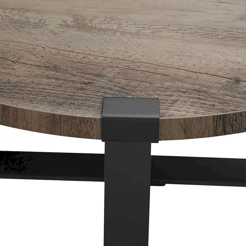 Round Metal Wrap Coffee Table