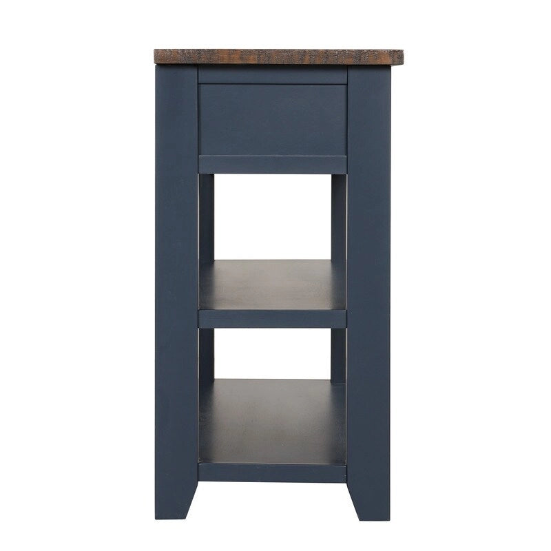 48" Console Table with 3 Drawers & 2 Shelves
