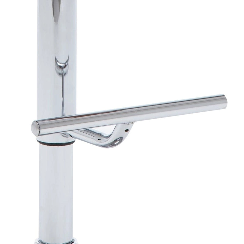 Modern Swivel Bentwood Adjustable Height Bar Stool