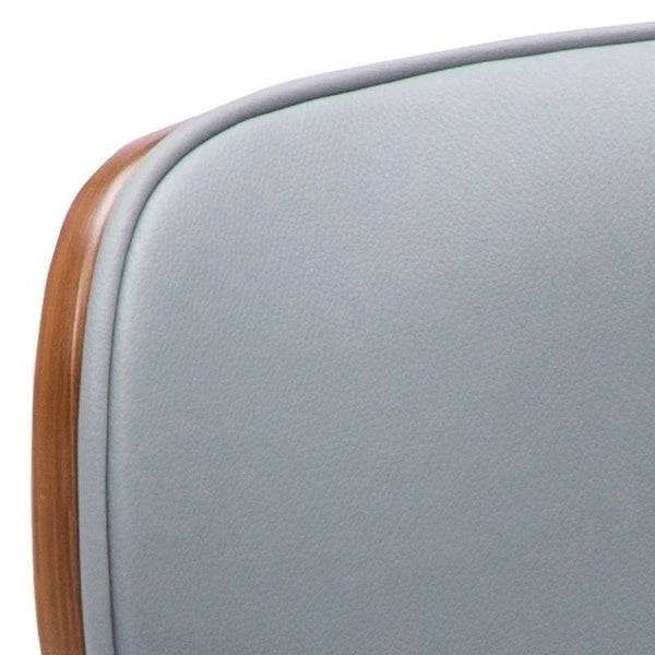 Modern Swivel Bentwood Adjustable Height Bar Stool