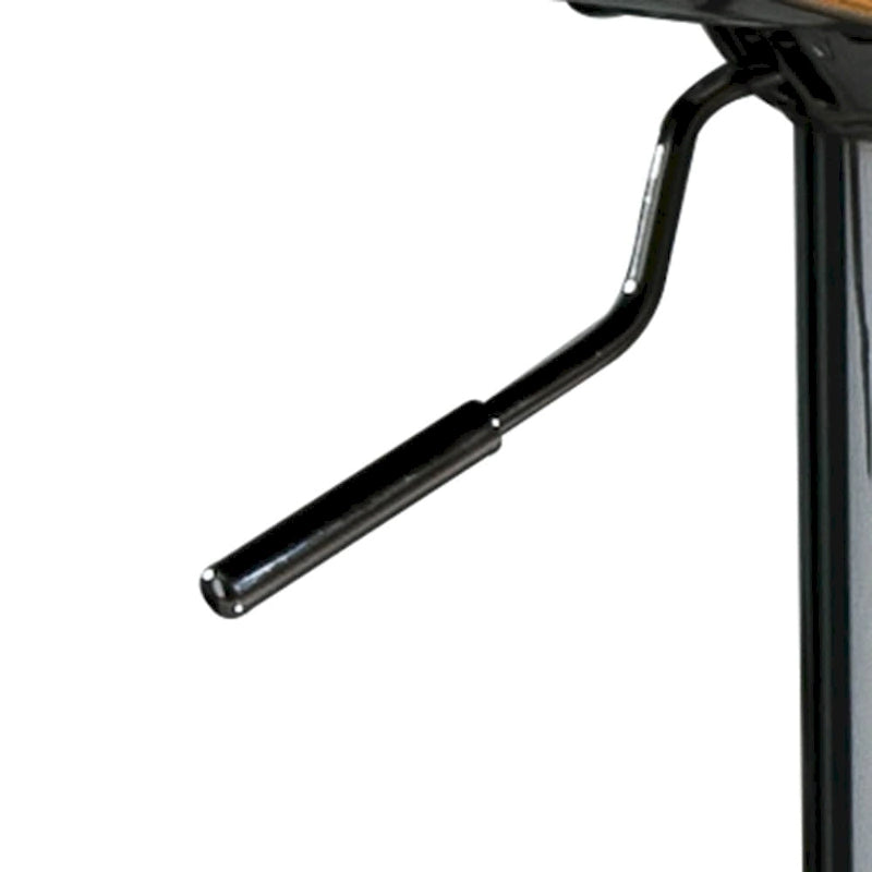 Modern Swivel Bentwood Adjustable Height Bar Stool