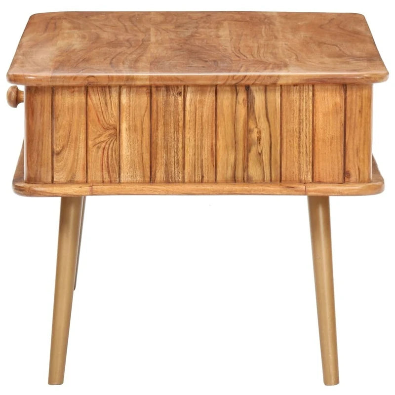 Coffee Table 39.4x19.7x15.7 Solid Acacia Wood