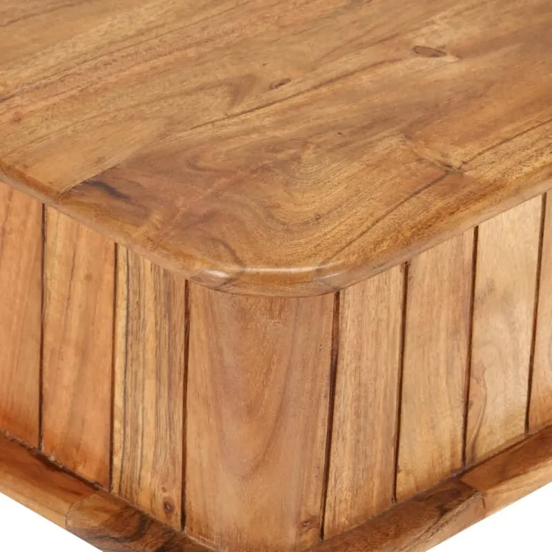 Coffee Table 39.4x19.7x15.7 Solid Acacia Wood