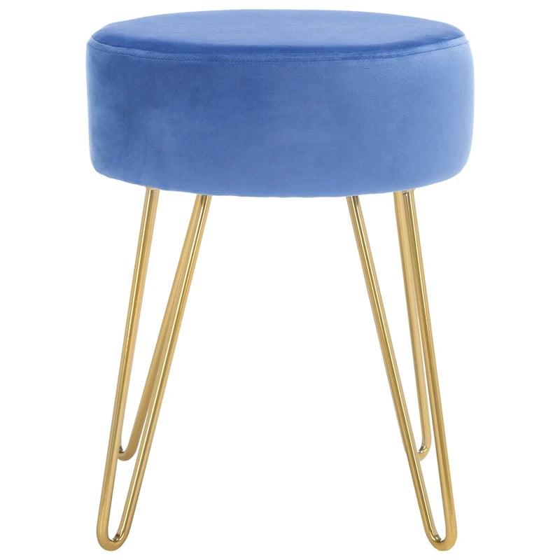 Round Hairpin Leg Ottoman