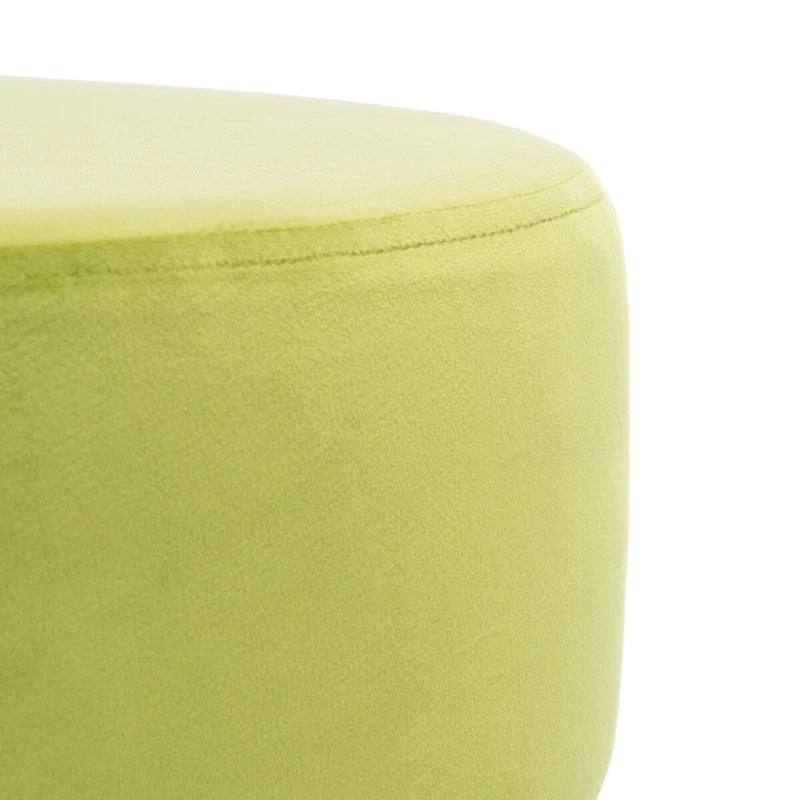 Round Hairpin Leg Ottoman