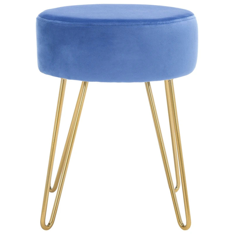 Round Hairpin Leg Ottoman