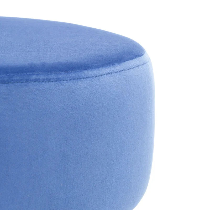 Round Hairpin Leg Ottoman