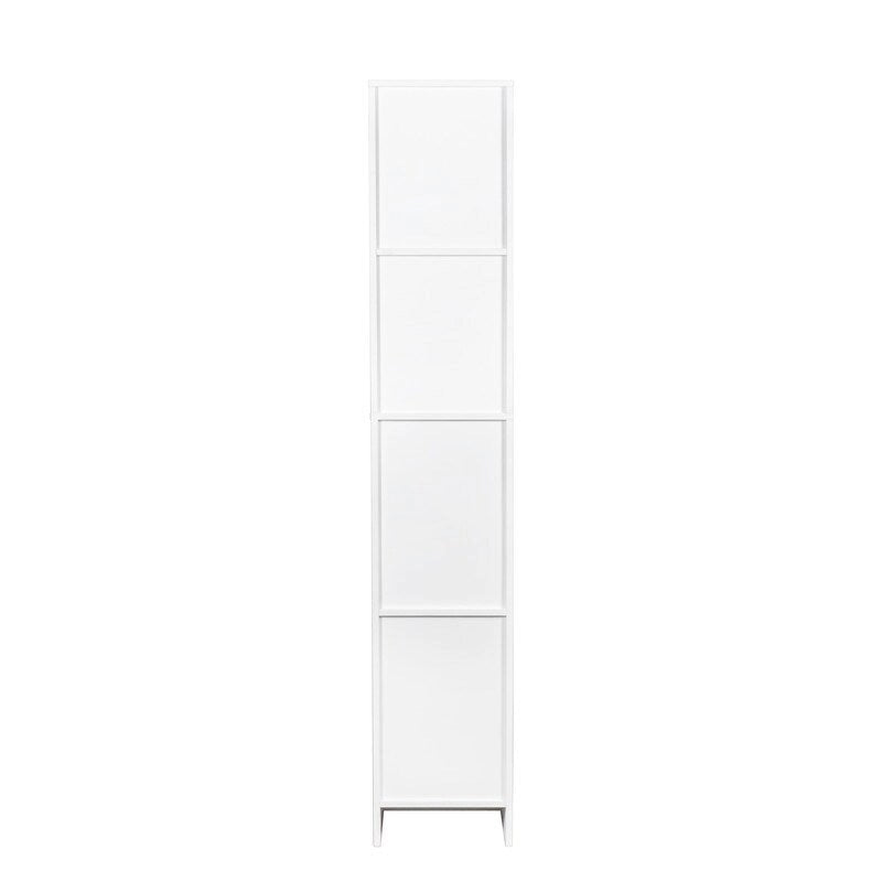 Freestanding Kitchen Cabinet with Adjustable Shelves and Two Doors