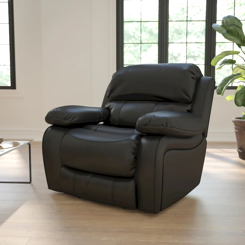 Leather Rocker Recliner