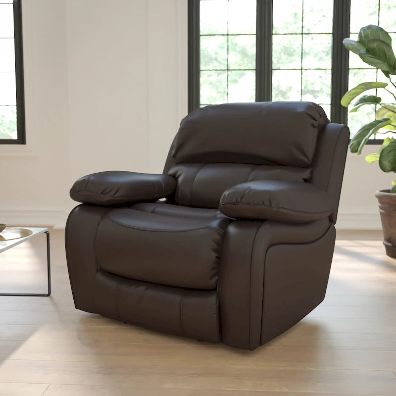 Leather Rocker Recliner