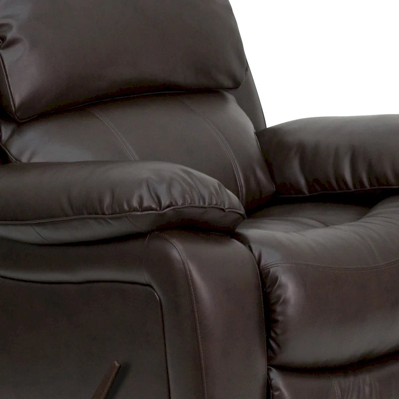 Leather Rocker Recliner
