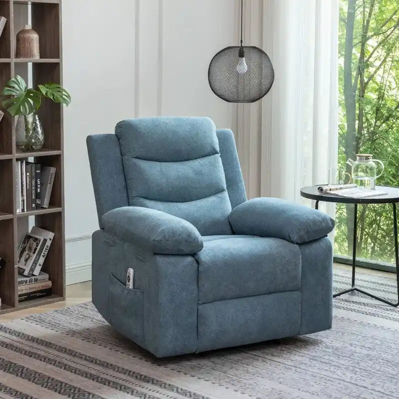 Power Recliner with Adjustable Massage Function and Heating System