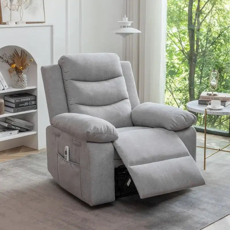 Power Recliner with Adjustable Massage Function and Heating System
