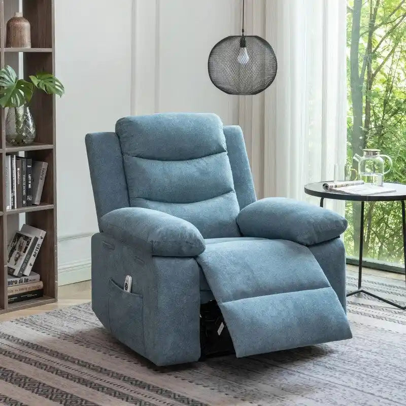 Power Recliner with Adjustable Massage Function and Heating System