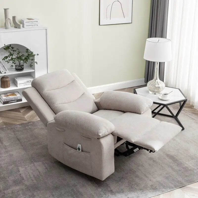 Power Recliner with Adjustable Massage Function and Heating System