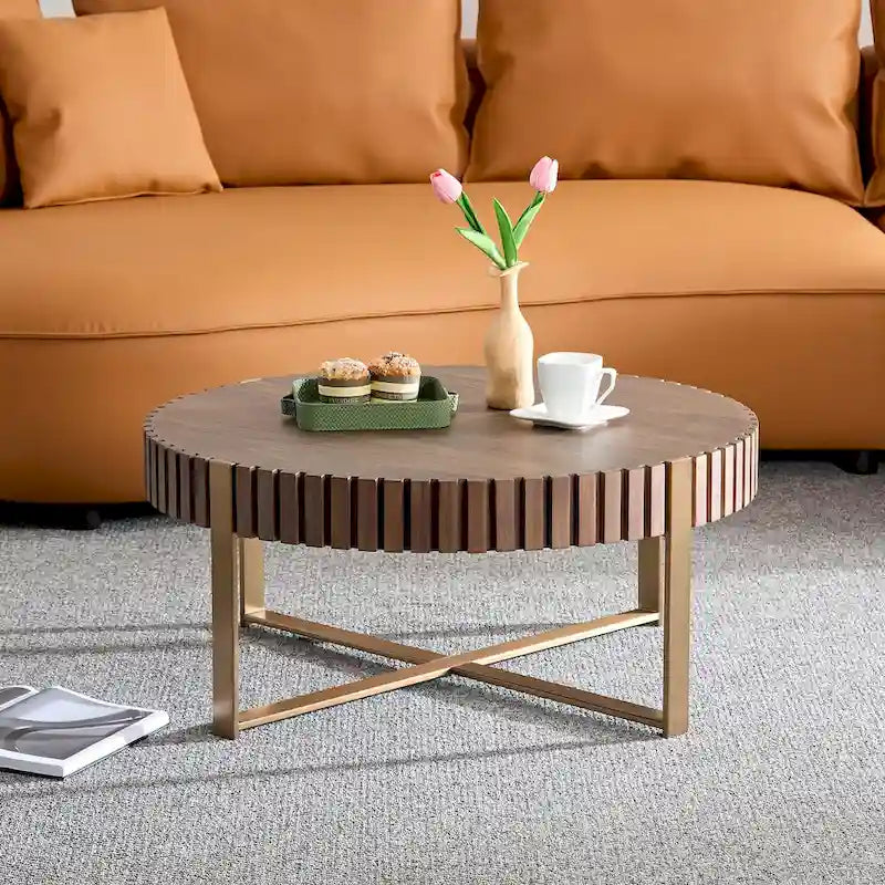 Round Coffee Table for Living Room