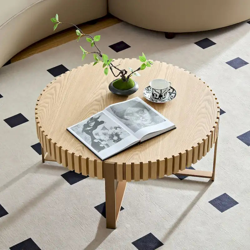 Round Coffee Table for Living Room