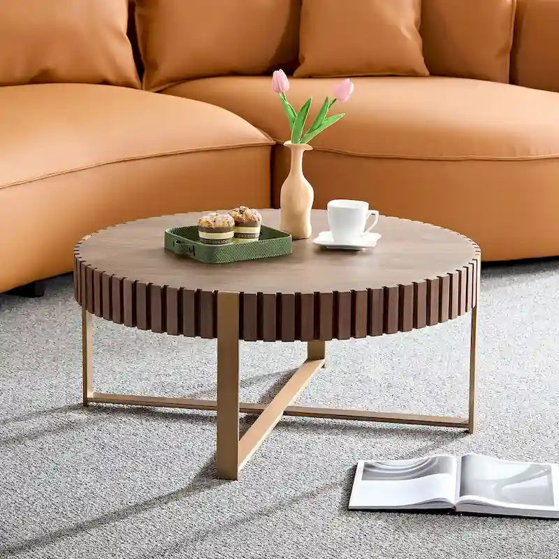 Round Coffee Table for Living Room