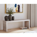 White Sand 51-Inch Solid Mango Wood Bench
