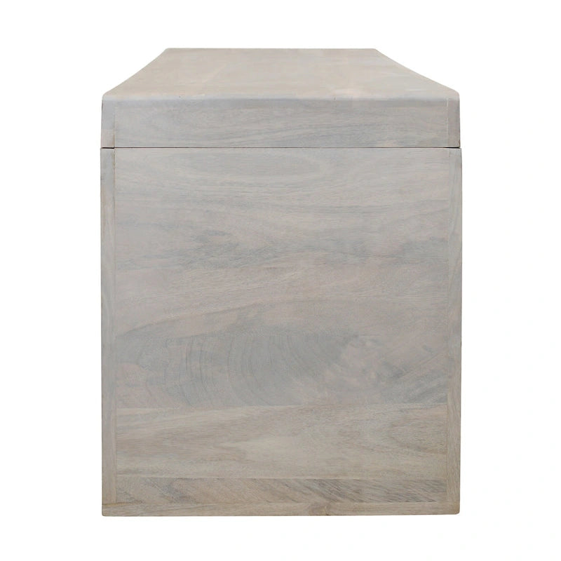 White Sand 51-Inch Solid Mango Wood Bench