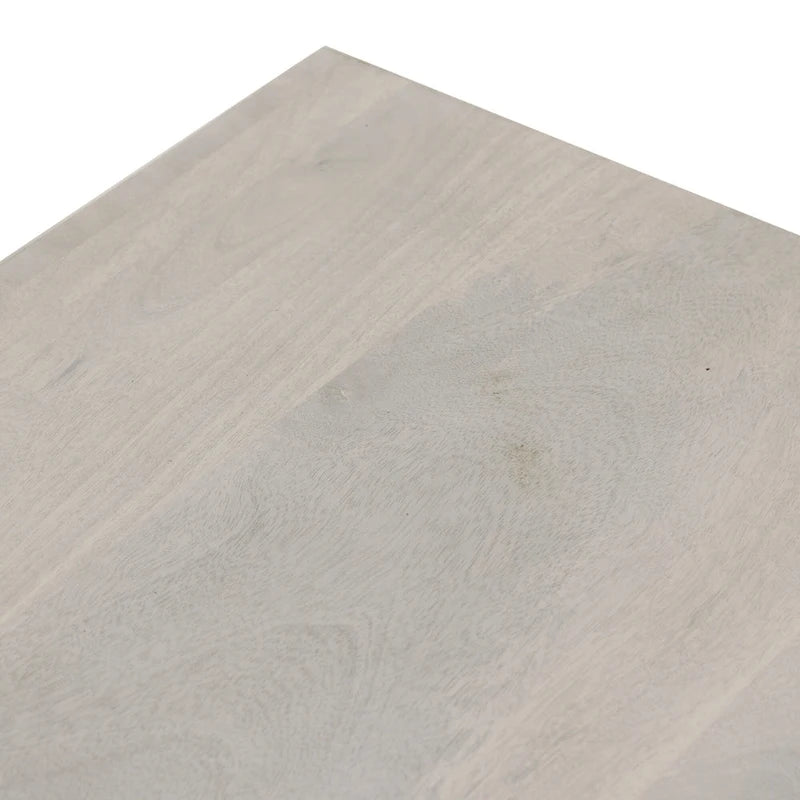 White Sand 51-Inch Solid Mango Wood Bench