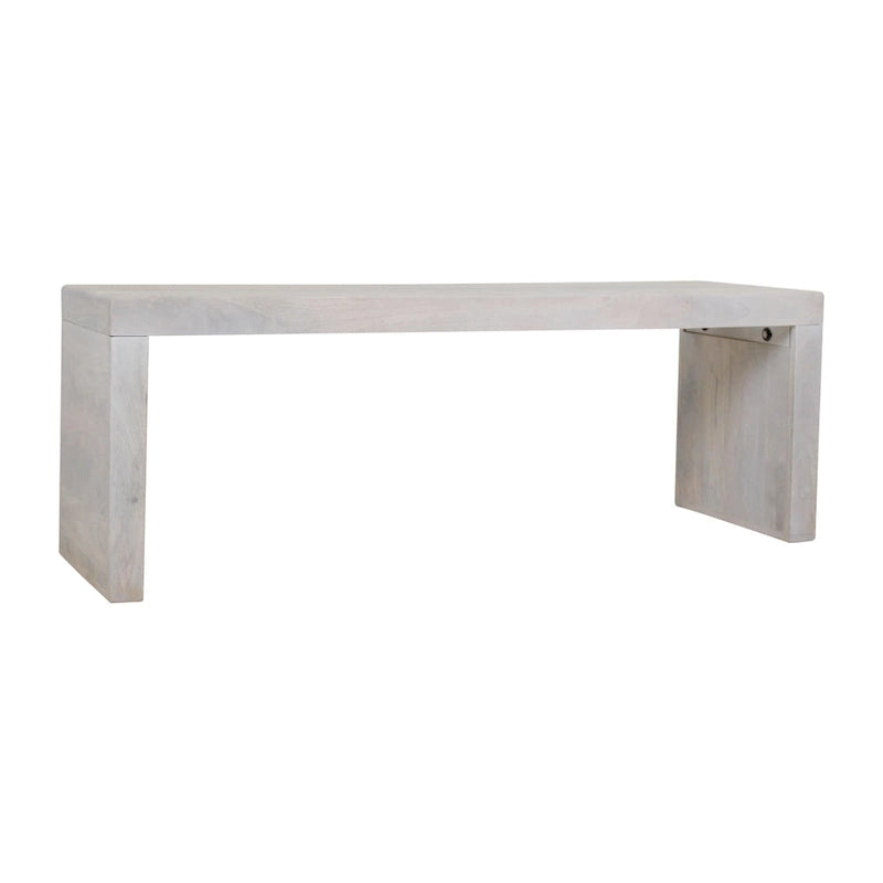 White Sand 51-Inch Solid Mango Wood Bench