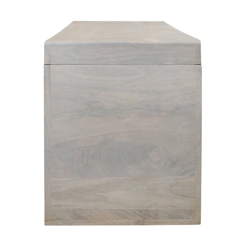 White Sand 51-Inch Solid Mango Wood Bench