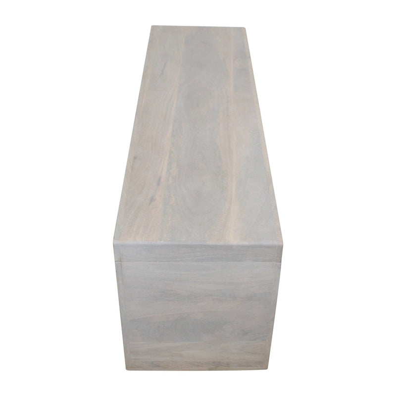 White Sand 51-Inch Solid Mango Wood Bench