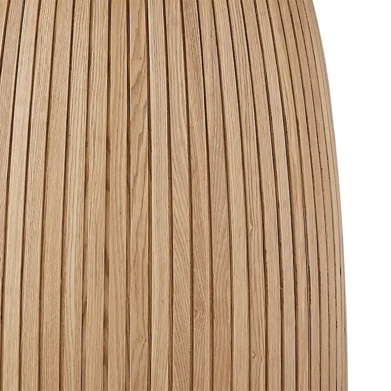 Round Dining Table with Wood Finish