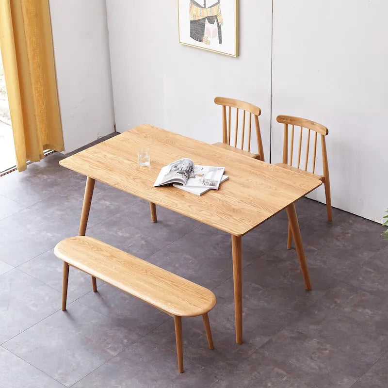 Solid Wood Dining Bench