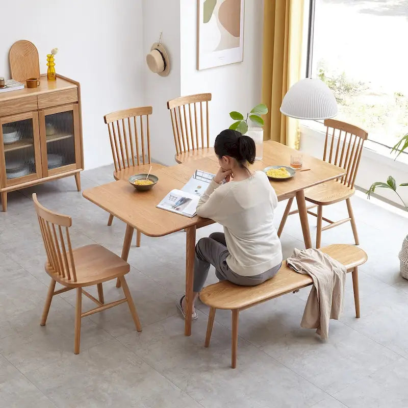 Solid Wood Dining Bench